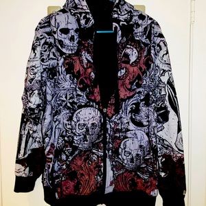 Hoodie skulls Adult Medium